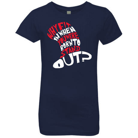 T-Shirts Midnight Navy / YXS Cat In The Hat Girls Premium T-Shirt