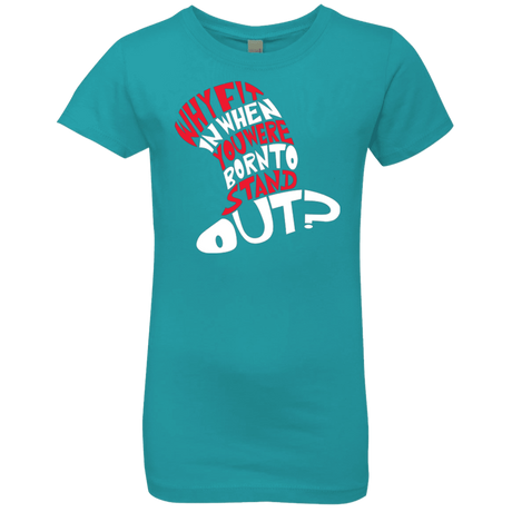 T-Shirts Tahiti Blue / YXS Cat In The Hat Girls Premium T-Shirt