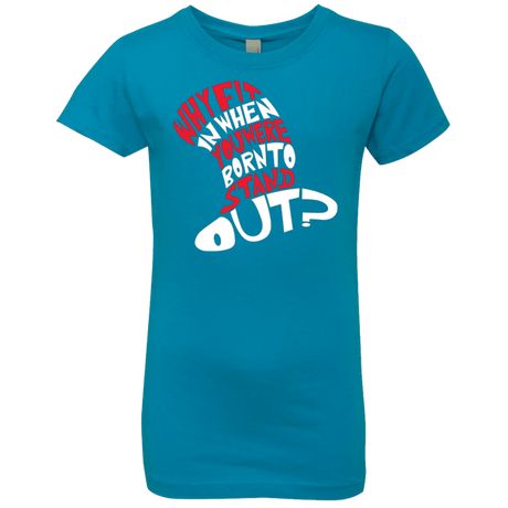 T-Shirts Turquoise / YXS Cat In The Hat Girls Premium T-Shirt