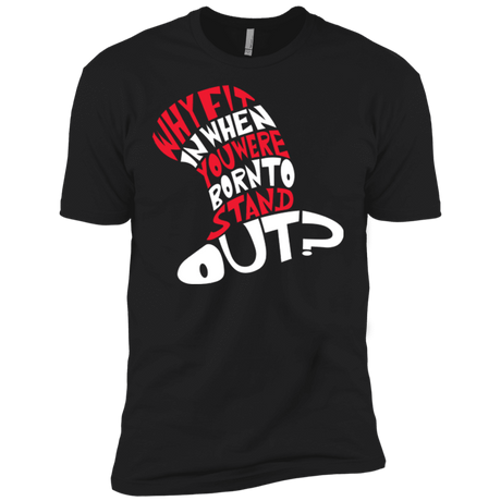 T-Shirts Black / X-Small Cat In The Hat Men's Premium T-Shirt