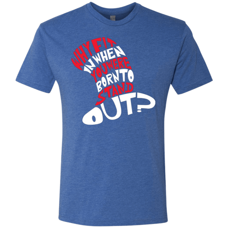 T-Shirts Vintage Royal / Small Cat In The Hat Men's Triblend T-Shirt