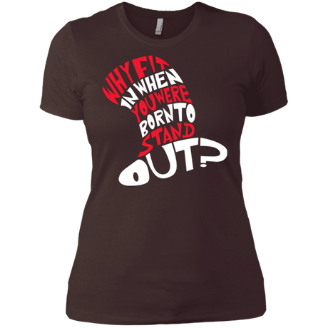 T-Shirts Dark Chocolate / X-Small Cat In The Hat Women's Premium T-Shirt