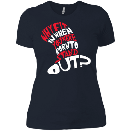 T-Shirts Midnight Navy / X-Small Cat In The Hat Women's Premium T-Shirt