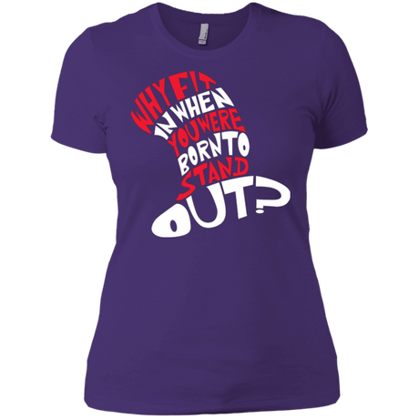 T-Shirts Purple / X-Small Cat In The Hat Women's Premium T-Shirt