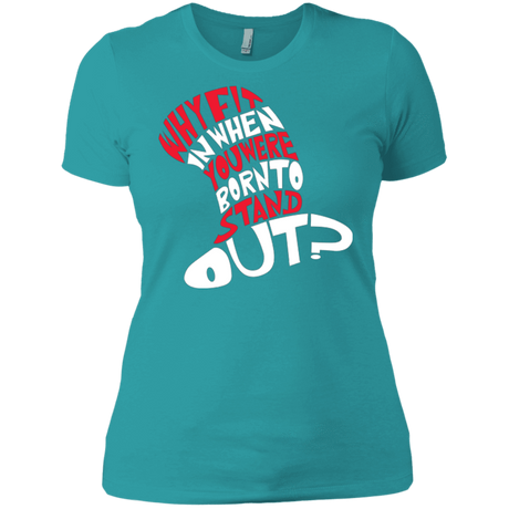 T-Shirts Tahiti Blue / X-Small Cat In The Hat Women's Premium T-Shirt