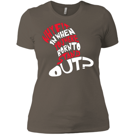 T-Shirts Warm Grey / X-Small Cat In The Hat Women's Premium T-Shirt