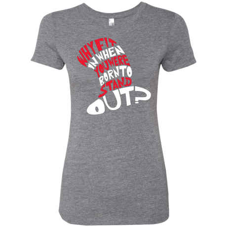 T-Shirts Premium Heather / Small Cat In The Hat Women's Triblend T-Shirt