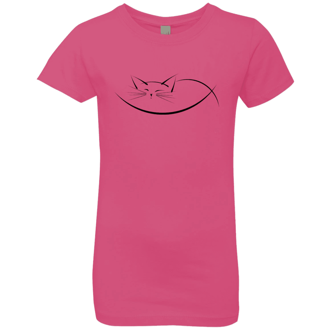 T-Shirts Hot Pink / YXS Cat Nap Girls Premium T-Shirt