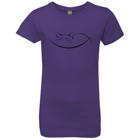 T-Shirts Purple Rush / YXS Cat Nap Girls Premium T-Shirt