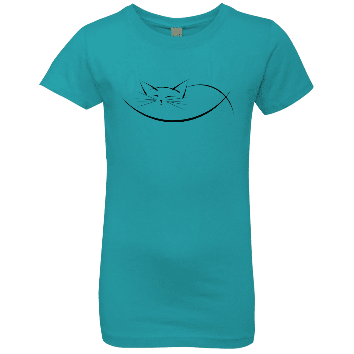 T-Shirts Tahiti Blue / YXS Cat Nap Girls Premium T-Shirt
