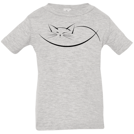 T-Shirts Heather Grey / 6 Months Cat Nap Infant Premium T-Shirt