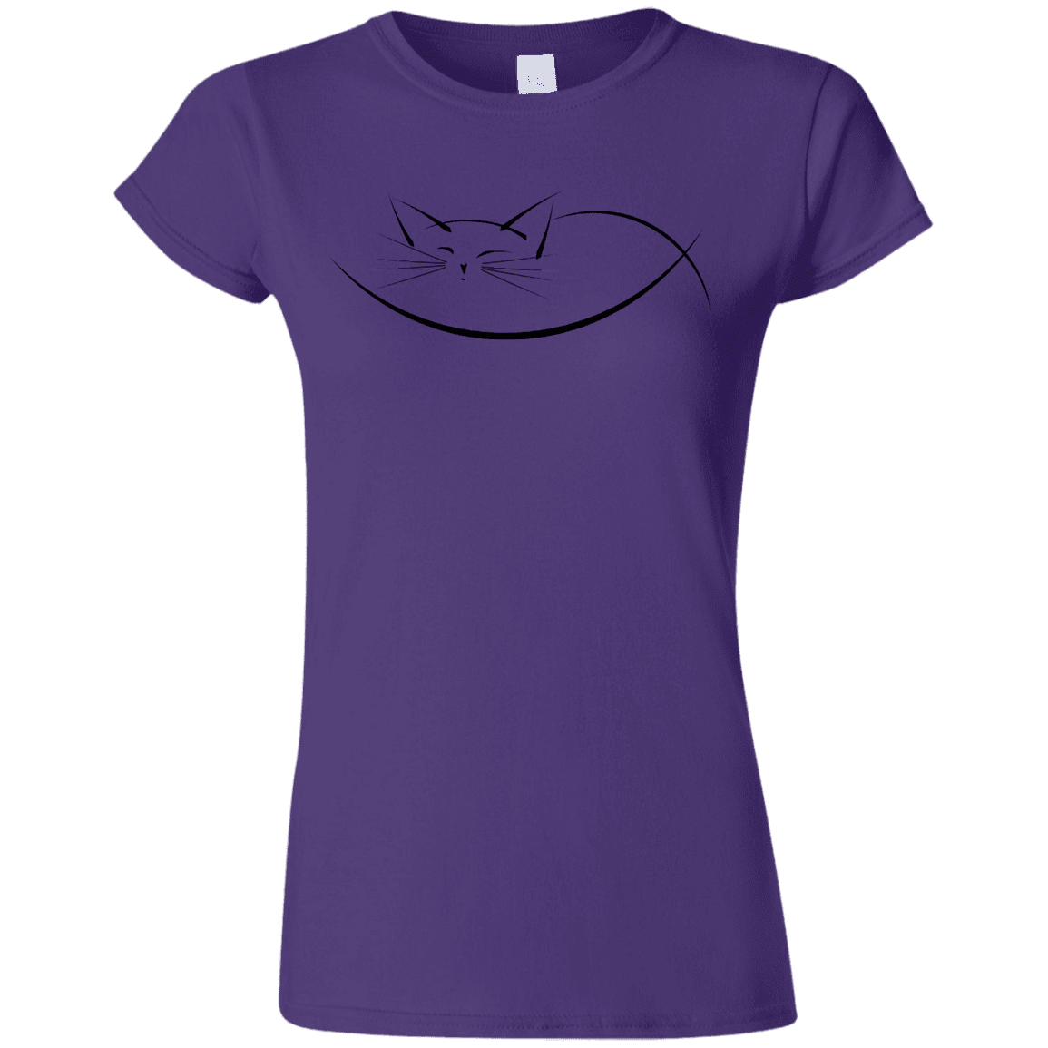 T-Shirts Purple / S Cat Nap Junior Slimmer-Fit T-Shirt