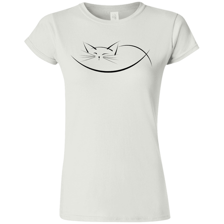 T-Shirts White / S Cat Nap Junior Slimmer-Fit T-Shirt