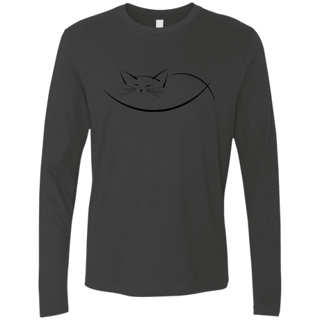 T-Shirts Heavy Metal / S Cat Nap Men's Premium Long Sleeve