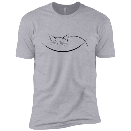 T-Shirts Heather Grey / X-Small Cat Nap Men's Premium T-Shirt