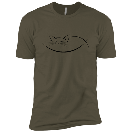 T-Shirts Military Green / X-Small Cat Nap Men's Premium T-Shirt