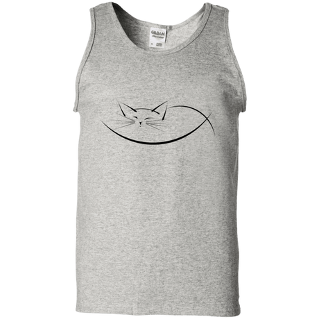 T-Shirts Ash / S Cat Nap Men's Tank Top