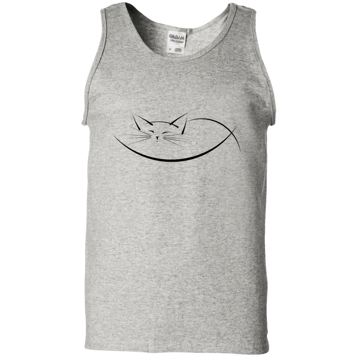 T-Shirts Ash / S Cat Nap Men's Tank Top