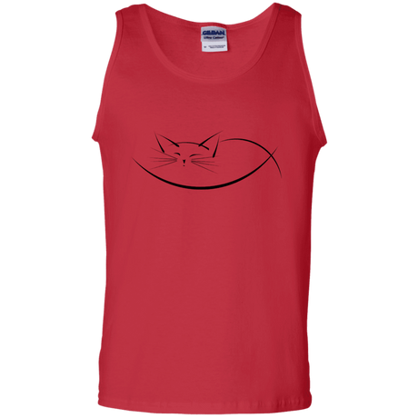 T-Shirts Red / S Cat Nap Men's Tank Top