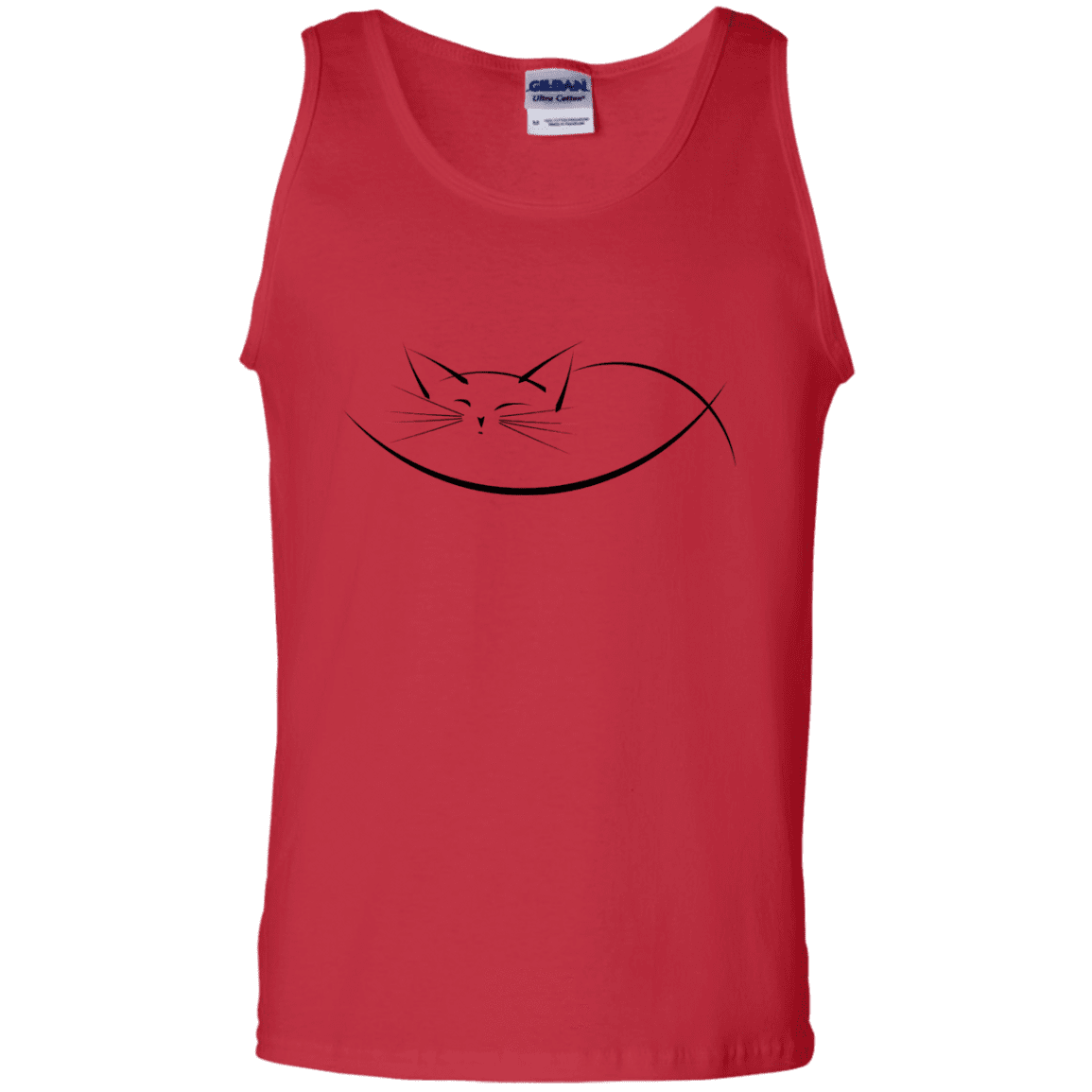 T-Shirts Red / S Cat Nap Men's Tank Top