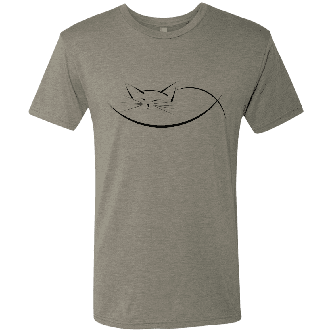 T-Shirts Venetian Grey / S Cat Nap Men's Triblend T-Shirt