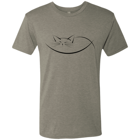 T-Shirts Venetian Grey / S Cat Nap Men's Triblend T-Shirt