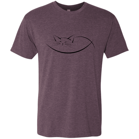 T-Shirts Vintage Purple / S Cat Nap Men's Triblend T-Shirt