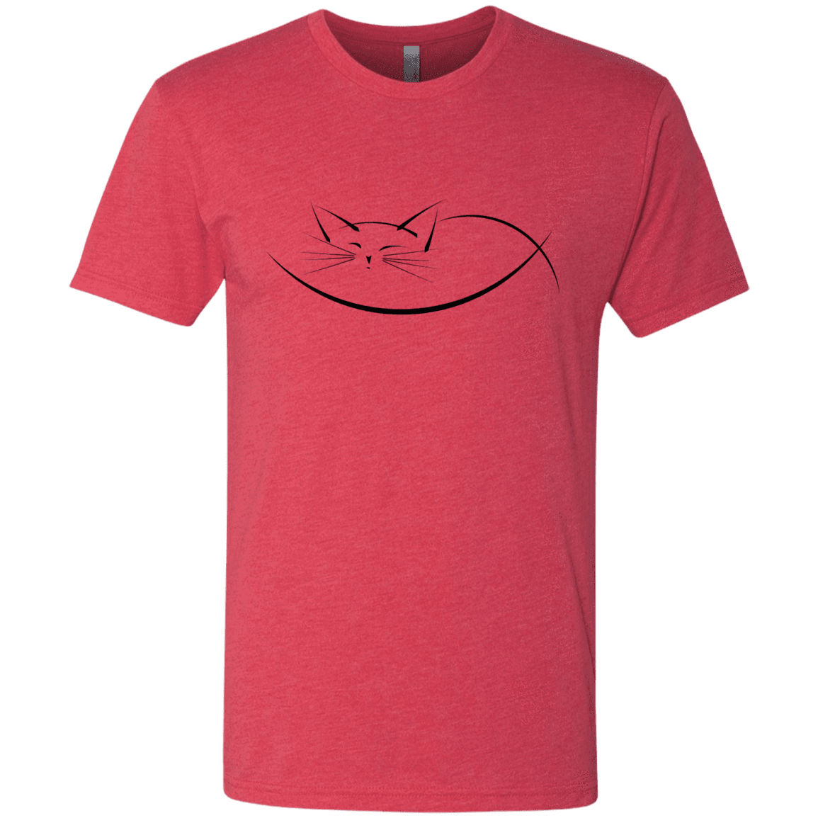 T-Shirts Vintage Red / S Cat Nap Men's Triblend T-Shirt
