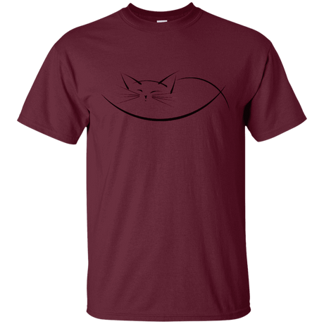 T-Shirts Maroon / S Cat Nap T-Shirt