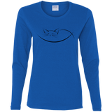 T-Shirts Royal / S Cat Nap Women's Long Sleeve T-Shirt