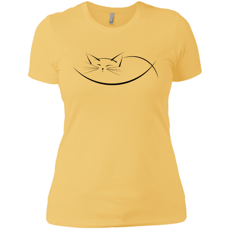 T-Shirts Banana Cream/ / X-Small Cat Nap Women's Premium T-Shirt