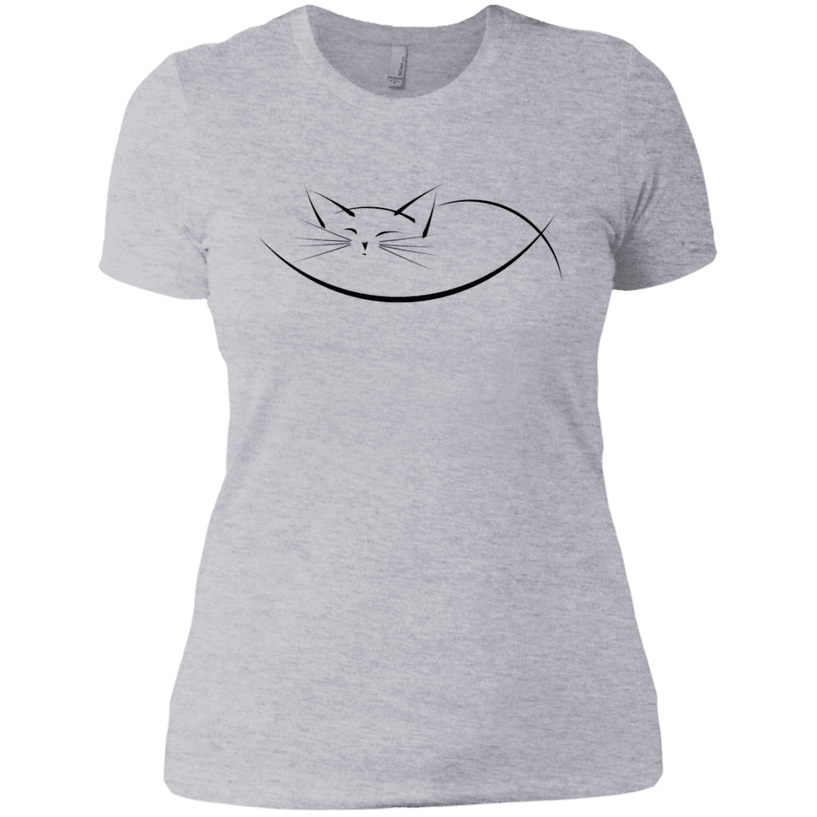 T-Shirts Heather Grey / X-Small Cat Nap Women's Premium T-Shirt