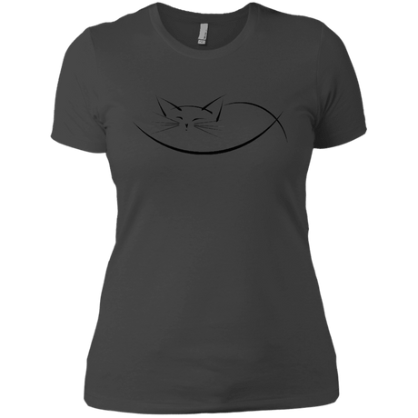 T-Shirts Heavy Metal / X-Small Cat Nap Women's Premium T-Shirt