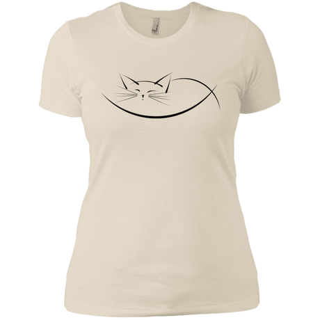 T-Shirts Ivory/ / X-Small Cat Nap Women's Premium T-Shirt