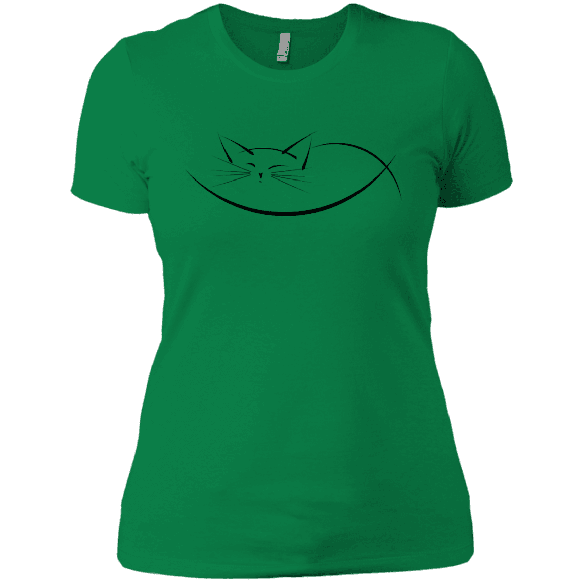 T-Shirts Kelly Green / X-Small Cat Nap Women's Premium T-Shirt