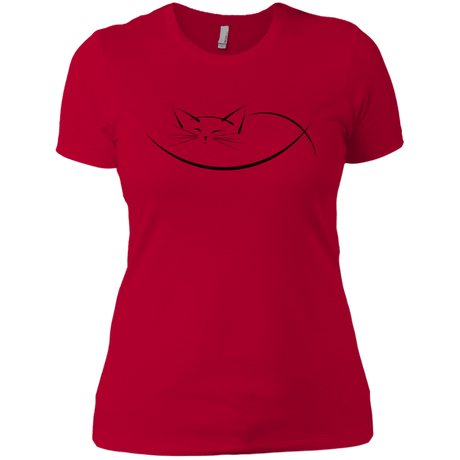 T-Shirts Red / X-Small Cat Nap Women's Premium T-Shirt