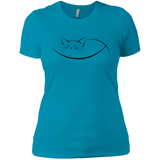 T-Shirts Turquoise / X-Small Cat Nap Women's Premium T-Shirt