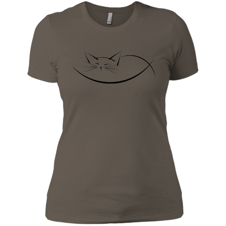 T-Shirts Warm Grey / X-Small Cat Nap Women's Premium T-Shirt