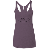 T-Shirts Vintage Purple / X-Small Cat Nap Women's Triblend Racerback Tank
