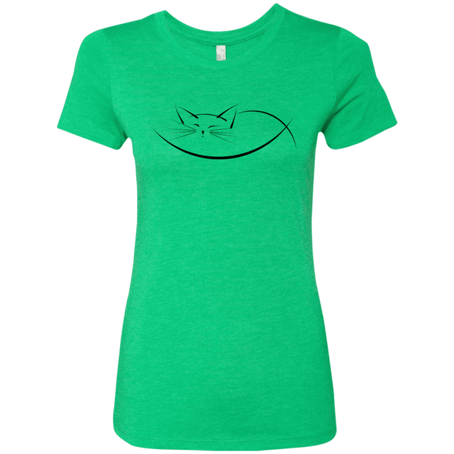T-Shirts Envy / S Cat Nap Women's Triblend T-Shirt