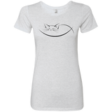 T-Shirts Heather White / S Cat Nap Women's Triblend T-Shirt