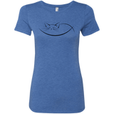 T-Shirts Vintage Royal / S Cat Nap Women's Triblend T-Shirt