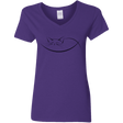 T-Shirts Purple / S Cat Nap Women's V-Neck T-Shirt