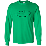 T-Shirts Irish Green / YS Cat Nap Youth Long Sleeve T-Shirt