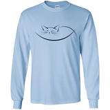 T-Shirts Light Blue / YS Cat Nap Youth Long Sleeve T-Shirt