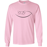 T-Shirts Light Pink / YS Cat Nap Youth Long Sleeve T-Shirt