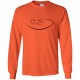 T-Shirts Orange / YS Cat Nap Youth Long Sleeve T-Shirt