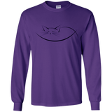 T-Shirts Purple / YS Cat Nap Youth Long Sleeve T-Shirt