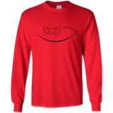 T-Shirts Red / YS Cat Nap Youth Long Sleeve T-Shirt