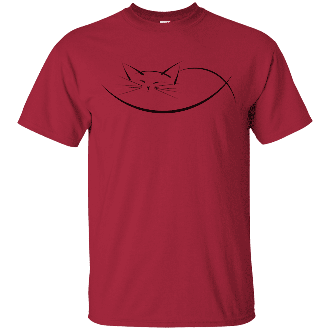 T-Shirts Cardinal / YXS Cat Nap Youth T-Shirt